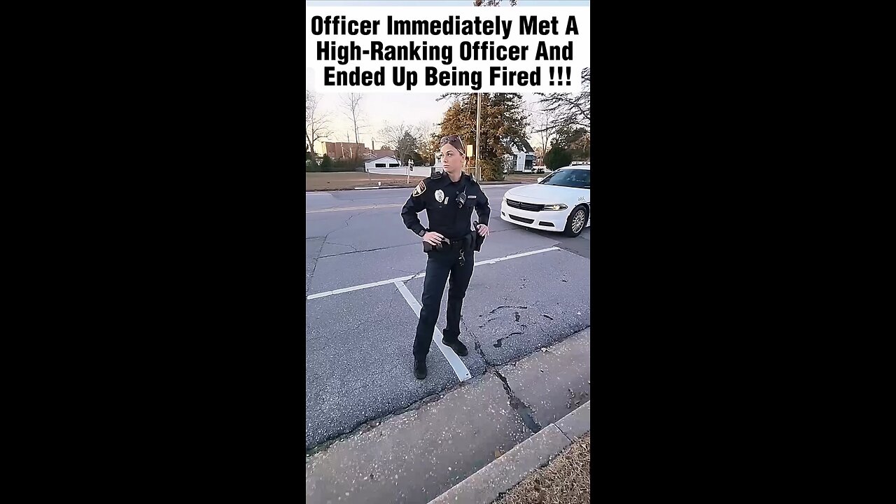 Officer immediately met a high-ranking officer and ended up being fired #karensevillano #karens