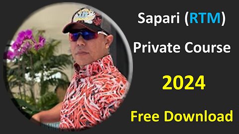 Mansour Sapari Private Course 2024 - RTM