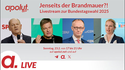Livestream zur Bundestagswahl 2025 (Aufzeichnung vom 23.02.2025)