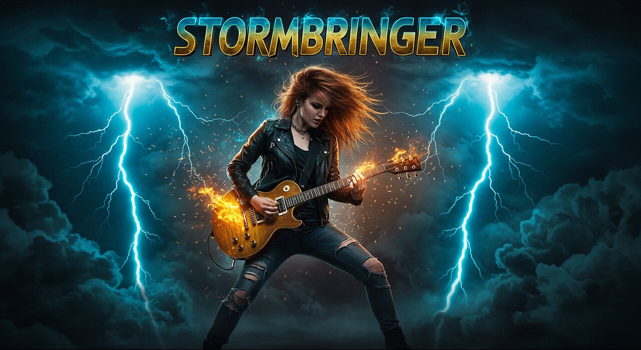 Stormbringer ⚡ | Epic Female-Driven Rock Anthem | Cinematic Guitar Power (Version 9)