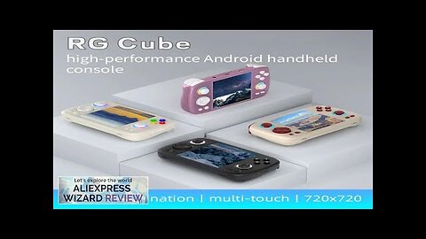 RG Cube Handheld Retro Game Console 3.95 Inch IPS Touch Screen 5200mAh Review