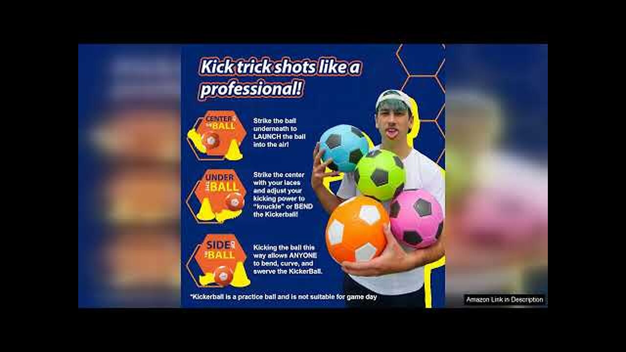 Kickerball Swerve and Curve Size 4 Soccer Ball Soccer Training Ball Review