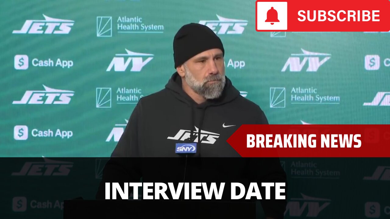 Jets Interim Coach Reveals If He Has Meeting For Head Coaching Job