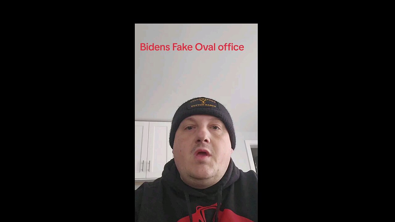 Bidens fake oval office Exposed