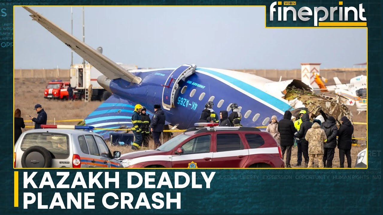 Azerbaijan Airlines Plane Crash: 42 People Feared Dead in Kazakhstan | WION Fineprint