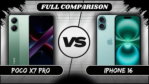 Xiaomi Poco X7 Pro 5G Vs iPhone 16 5G Full Comparison | Poco X7 Pro vs iPhone 16