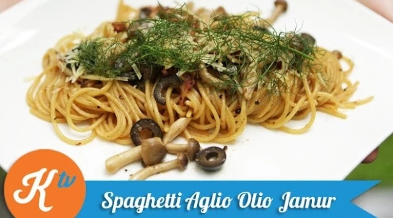 Spaghetti Mashroom Aglio E Olio