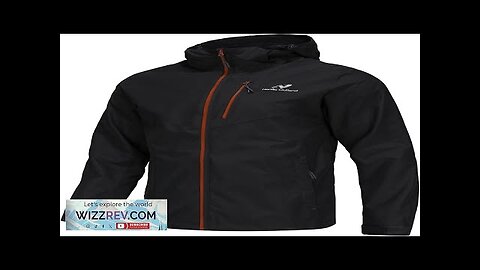 Mens Lightweight Hooded Waterproof Rain Jacket Breathable Raincoat Shell for Outdoor Review