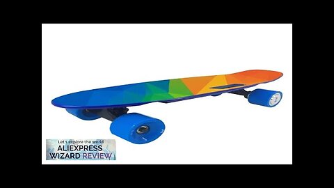 Custom Small Fish Plate Cruiser Maple Skate Board Remote Control Direct Drive Review