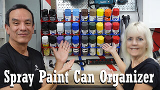 DIY Spray Paint Can Holder – Easy & Effective Organization!