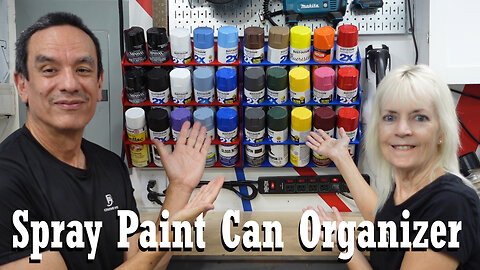 DIY Spray Paint Can Holder – Easy & Effective Organization!