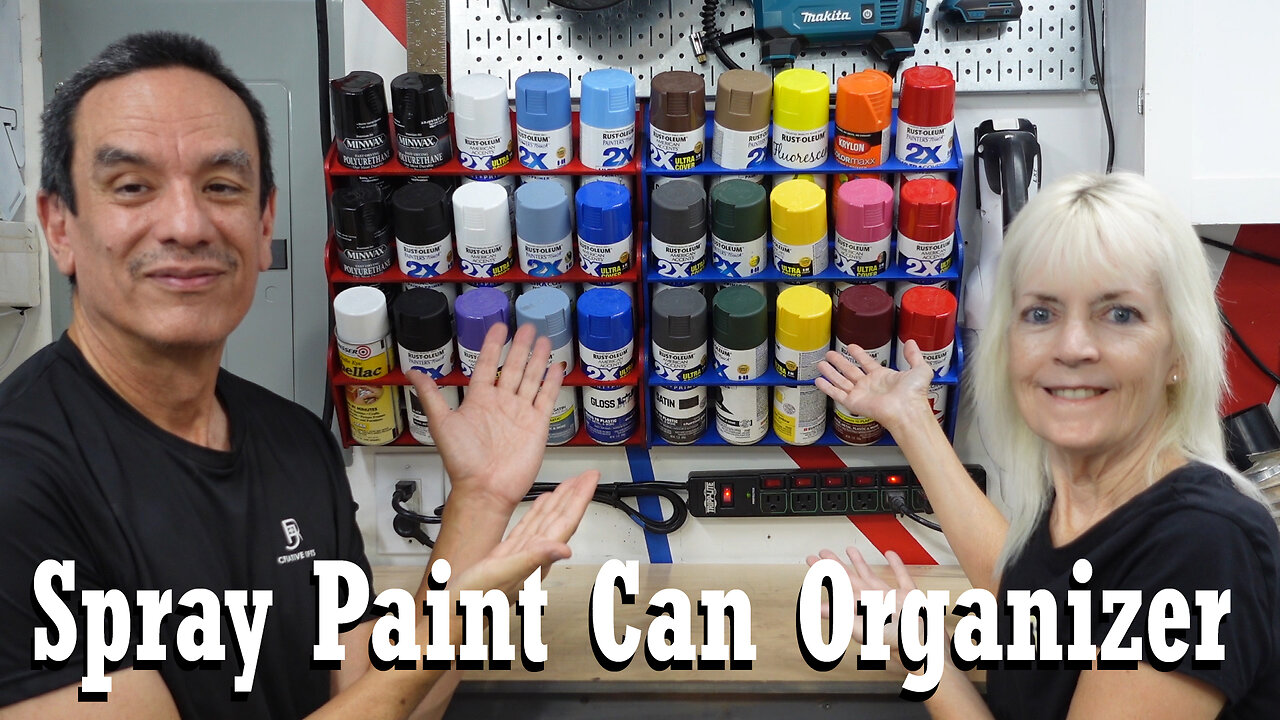 DIY Spray Paint Can Holder – Easy & Effective Organization!