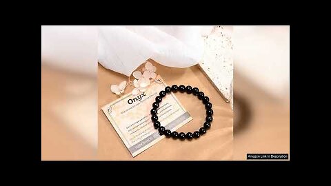 Massive Beads Black Onyx Stone of Positive Energy Handmade Yoga Review