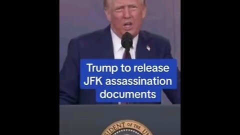 Trump to release JFK assassination documents