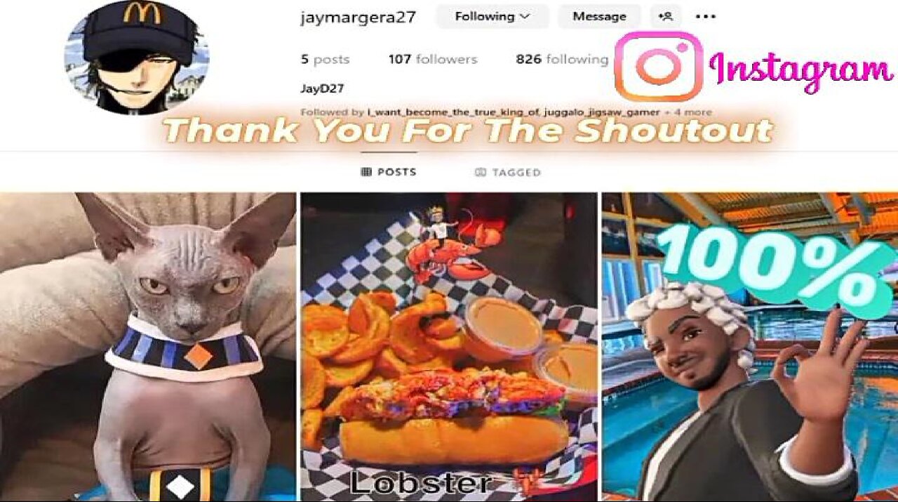 Jay Margera Sends Me A Thank You Shoutout Video On Instagram