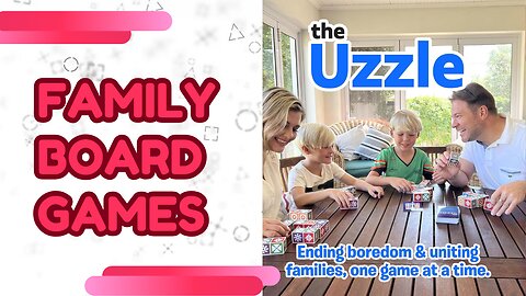 Family Board Games for Children & Adults, Block Puzzle Games for Ages 4+