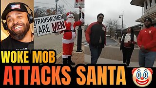 Trans Man Confronts Santa About His Hateful Sign 🤣