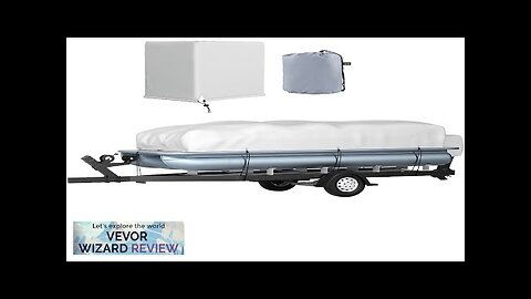 VEVOR Pontoon Boat Cover Fit for 25'-28' Boat Heavy Duty 600D Marine Review