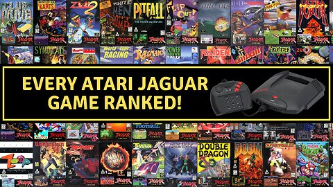 Every ATARI JAGUAR Game Ranked From WORST TO FIRST By The Critics