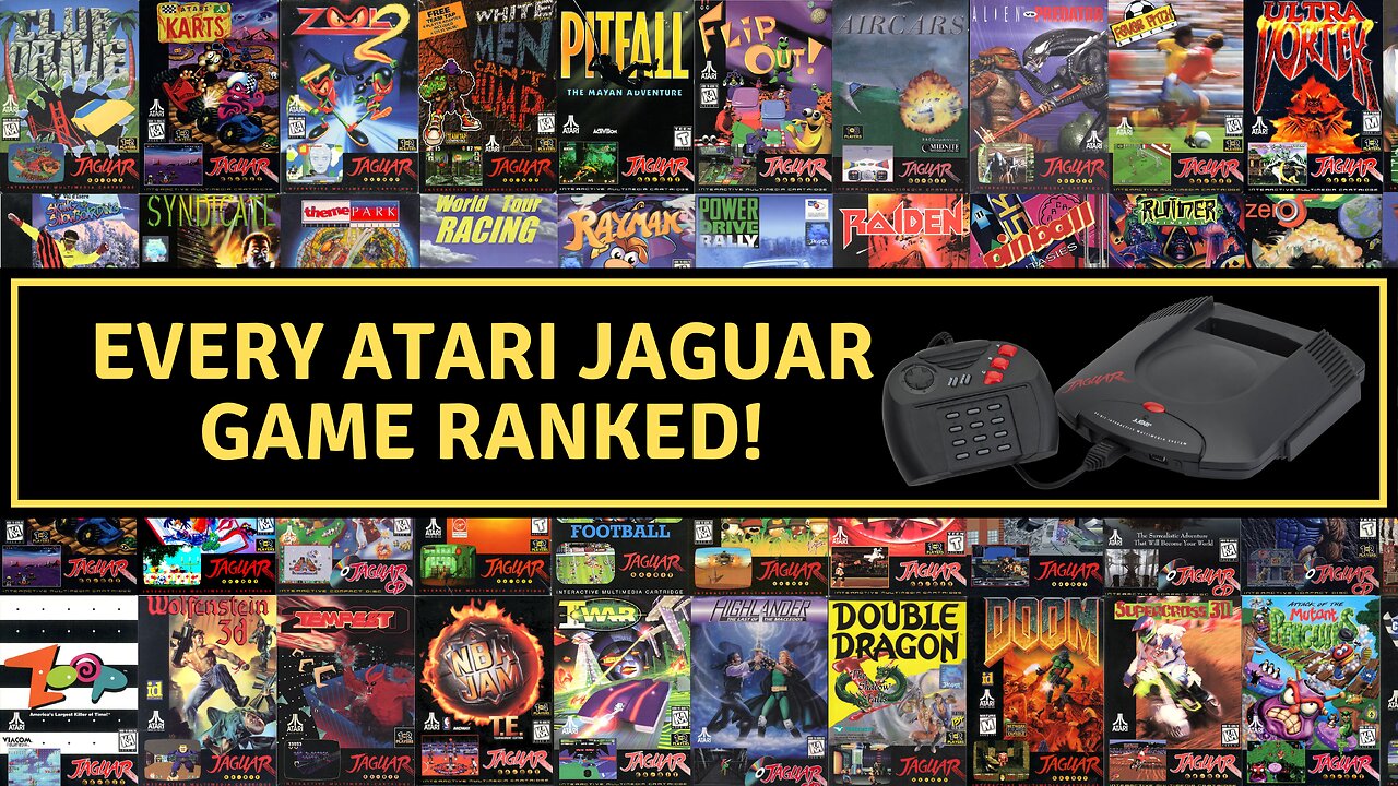Every ATARI JAGUAR Game Ranked From WORST TO FIRST By The Critics