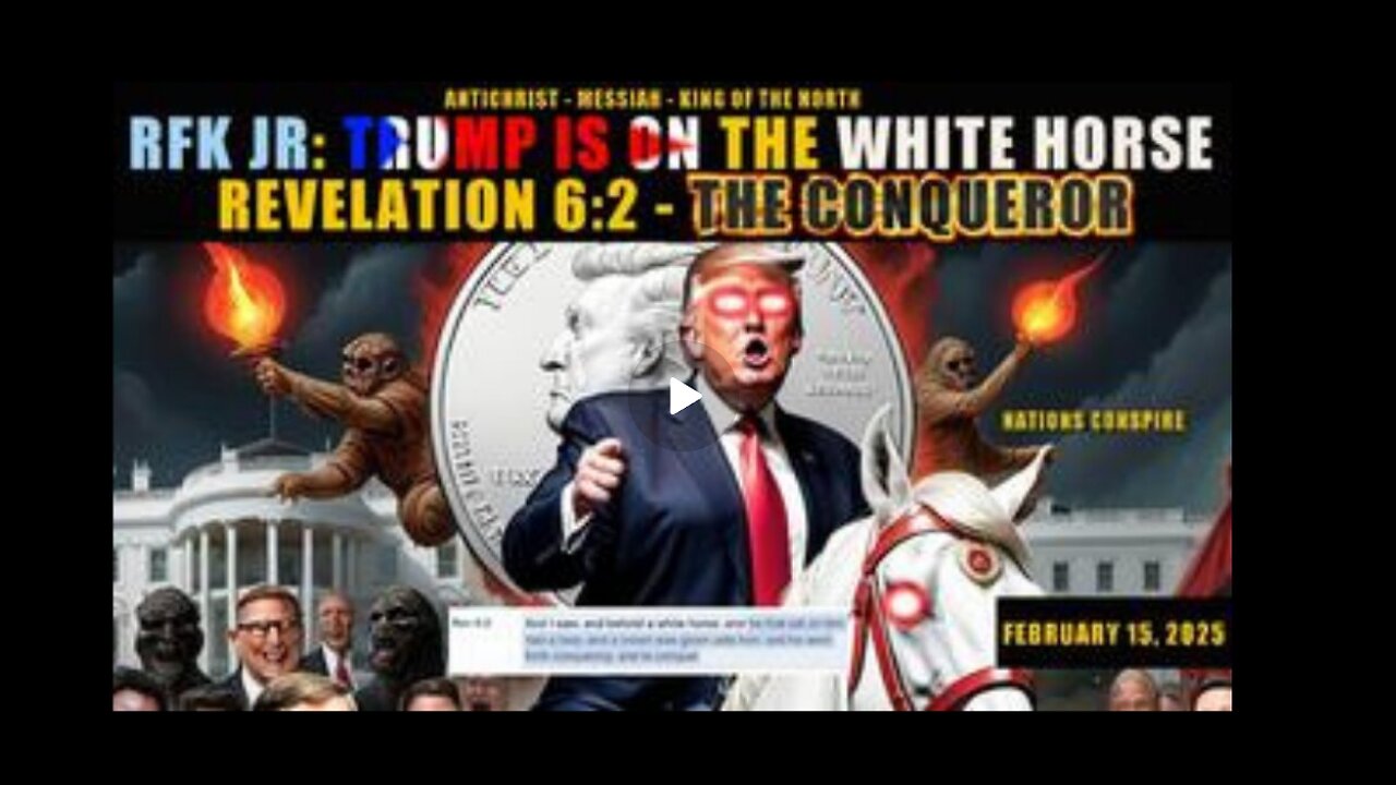 RFK Jr.- President Trump Is The Man On The White Horse - Revelation 6-2 - The Conqueror