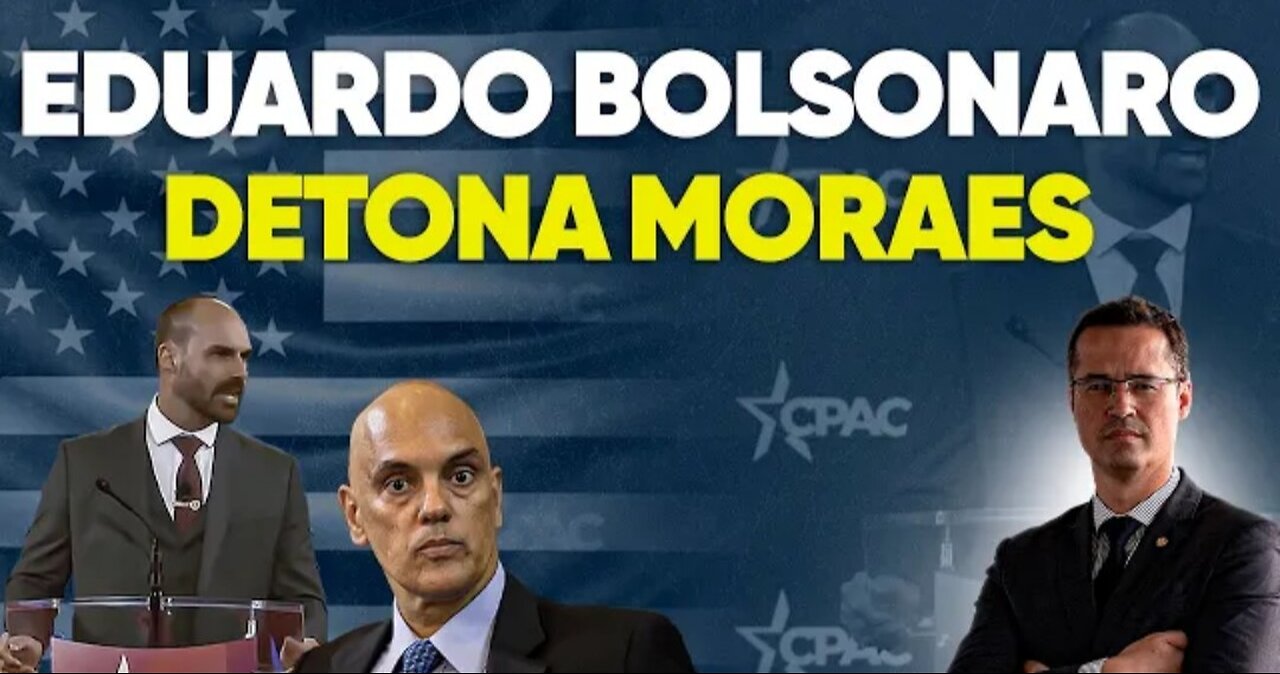 Incredible! Eduardo Bolsonaro blasts Moraes in the US after accusation against his father
