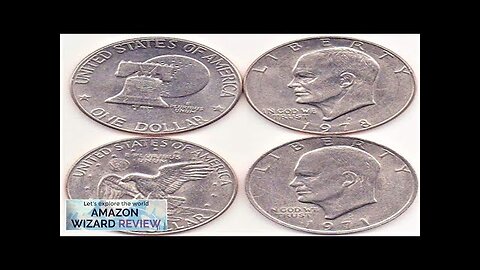 EISENHOWER (IKE) DOLLARS SET OF 4 DIFFERENT DATES BETWEEN 1971-1978 Review