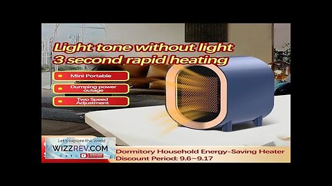 1200W Electric Heater For Winter Portable Fan Heat Warm Air Blower Radiator Review