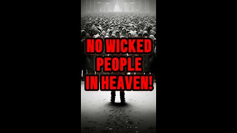 No Wicked People In Heaven! 😍 #jesus #truth #heaven #holy #shorts