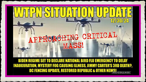 BIRD FLU PLAN-DEMIC, MYSTERY FOG CAUSES ILLNESS, DC FENCES UPDATE, CARTER 3RD DEATH