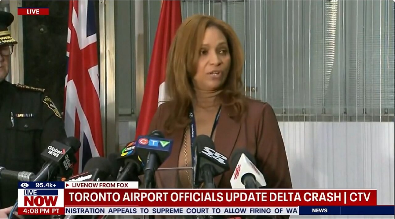 18 INJURED AFTER DELTA PLANE FLIPS OVER IN TORONTO