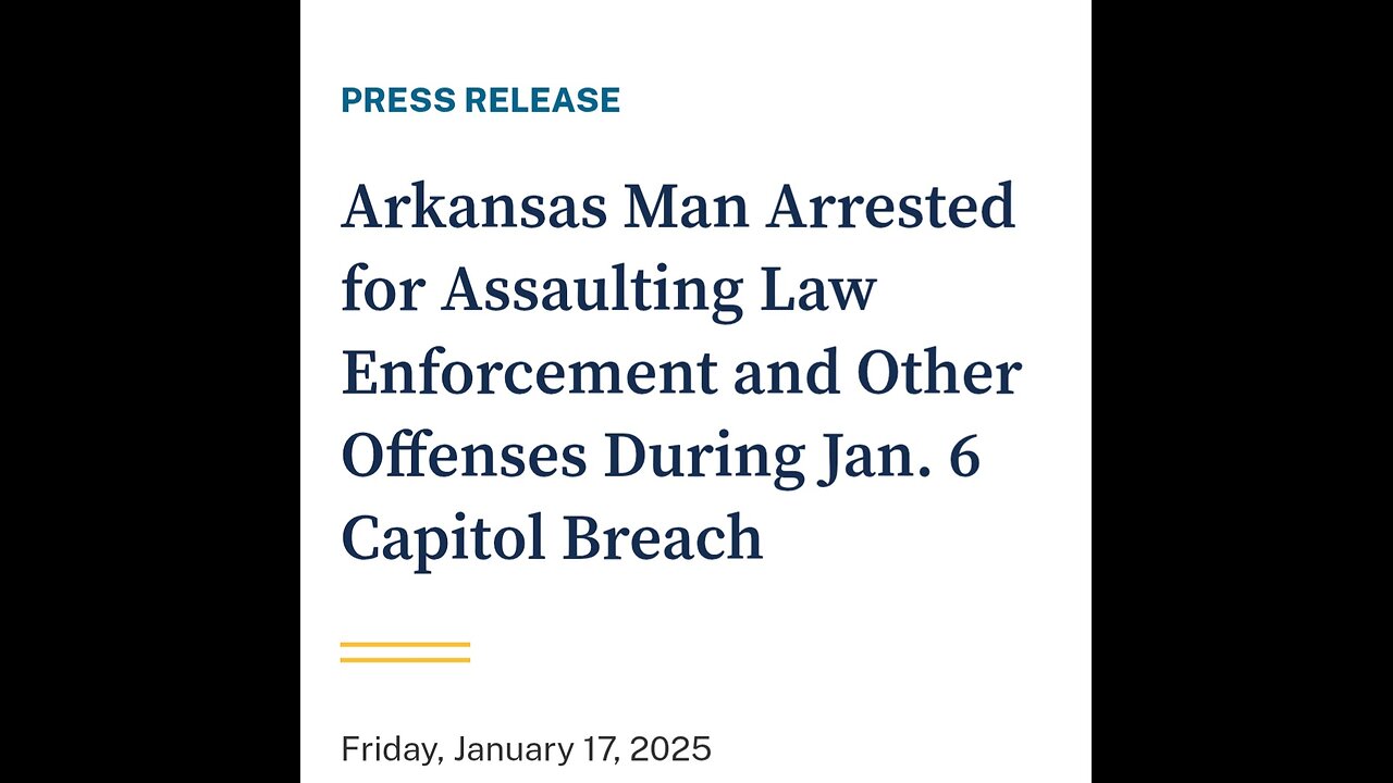 arrest continue for J6