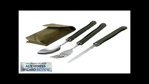 Long cookware backpack Spork fork stainless steel fold knife utensil spoon set Review