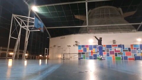 Late Night Shooting At The Basketball Courts 🏀📲