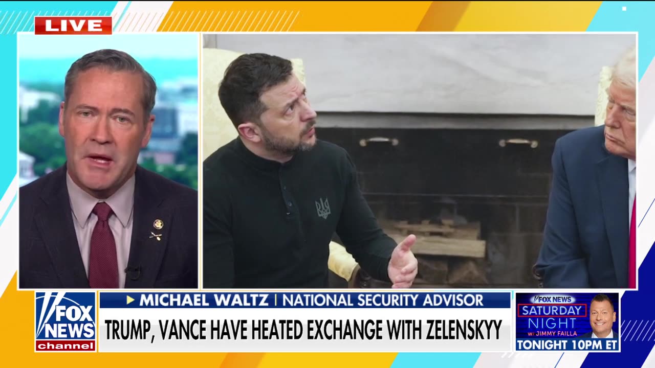 ‘Wrong president to try this with’: Michael Waltz on Zelenskyy exchange