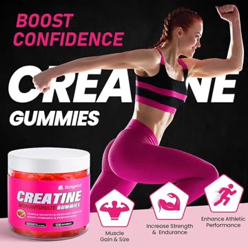 Creatine Monohydrate Gummies 5000mg for Men & Women,