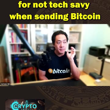 How does he carter for not tech savy when sending Bitcoin