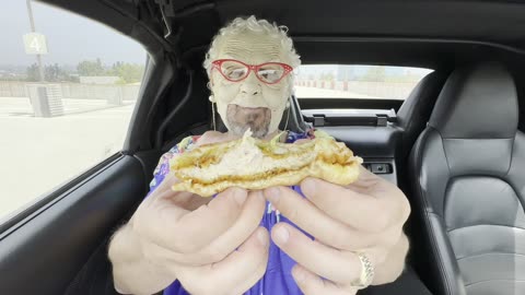 Granny Goatee reviews Bonchon's NEW Korean Fried Chicken Sandwich!! Does it SLAP?