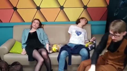 Girls Hypnotized to feel good