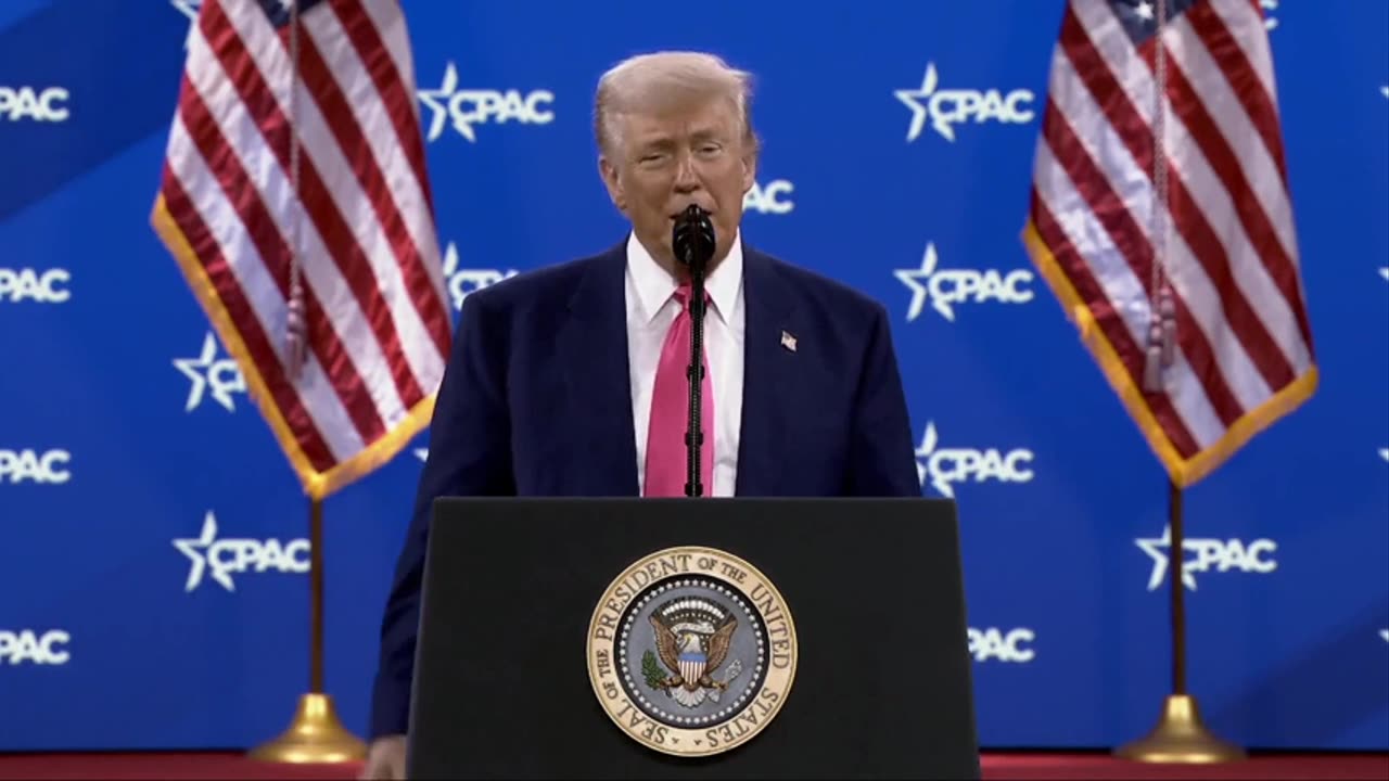 LIVE: President Trump's Full speech at CPAC