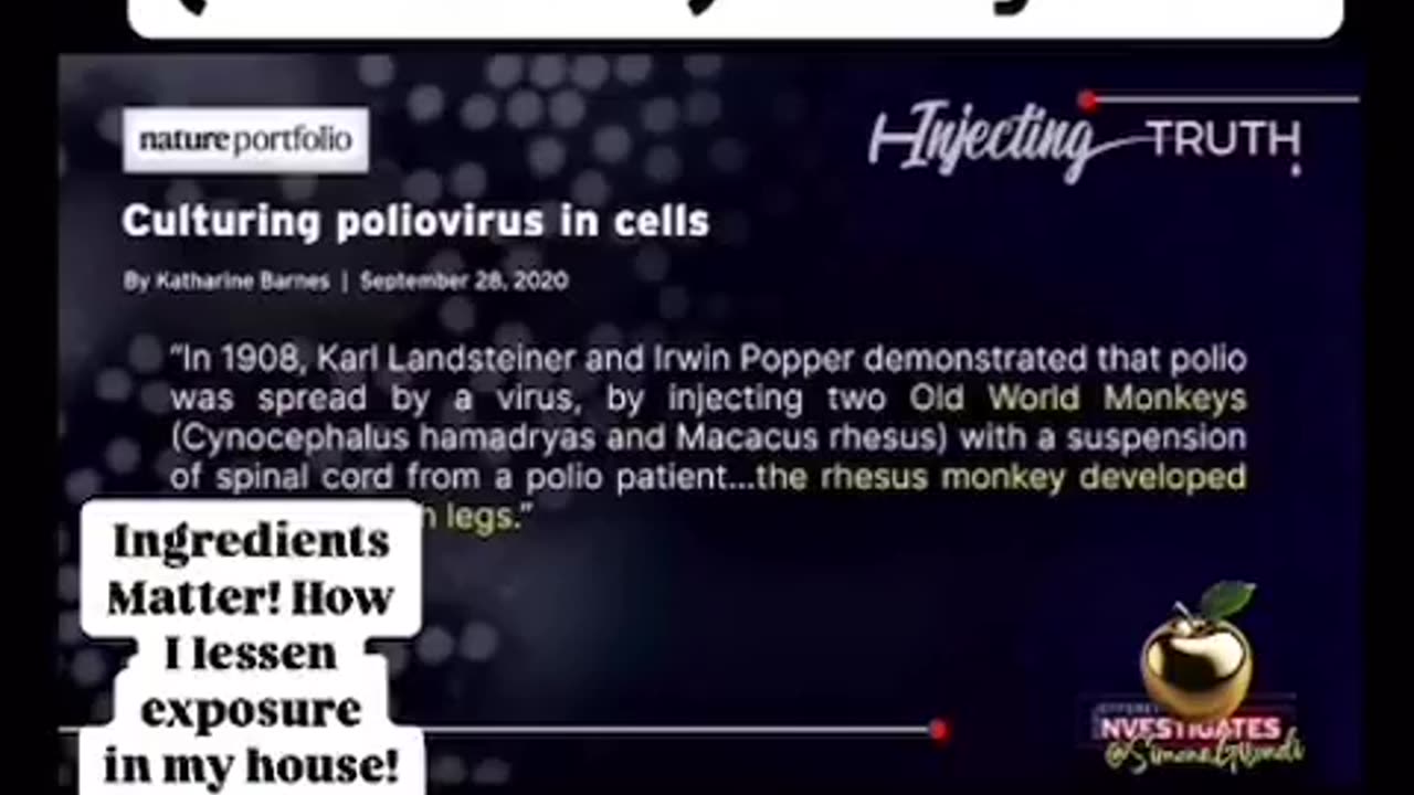 The Cover Up Started With Polio, PESTICIDES AND GYPSY MOTHS