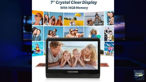 48 MP Film & Slide Scanner with 7 Inch LCD Screen