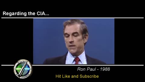 Ron Paul - Regarding the CIA - 1988