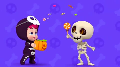"Spooky Skeleton Dance - Chumbala Cachumbala Bebefinn | Fun Halloween Songs for Kids"