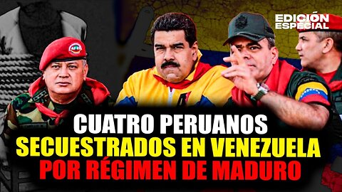 #Envivo Canciller de Perú alerta que cuatro peruanos están secuestrados por el régimen de Maduro