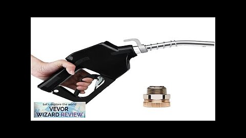 VEVOR Automatic Fuel Nozzle Shut Off Fuel Refilling 3/4" NPT 13/16" Spout Review