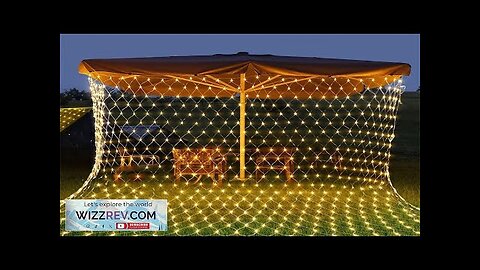 6X4M 10X8M Large LED Net Lights Christmas Twinkle Fairy Garland Outdoor Garden Review