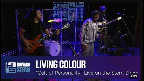 Living Colour “Cult of Personality” on the Stern Show (2016)