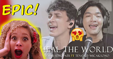 EPIC! DImas Senopati FT Tenggo Wicaksono - Heal The World 1st REACTION