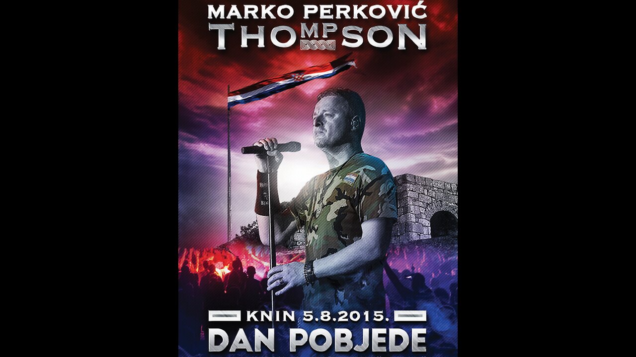 Marko Perkovic-Thompson (Knin.5.8.2015) Dan pobjede-koncert